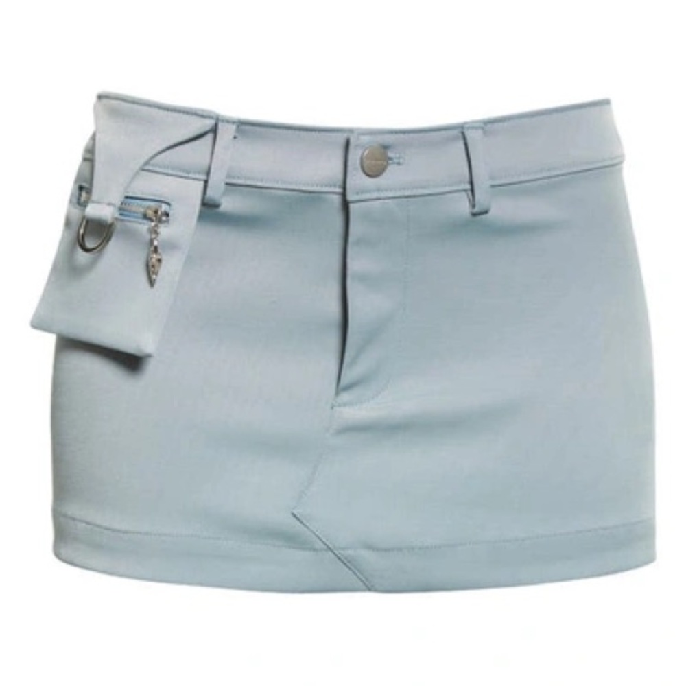 Miaou Blue mac mini skirt
